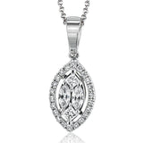 Pendant in 18k Gold with Diamonds