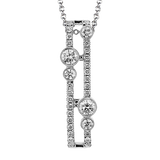 Pendant in 18k Gold with Diamonds