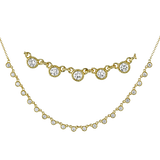 Necklace in 18k Gold with Diamonds