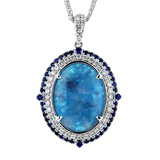 Color Pendant in 18k Gold with Diamonds