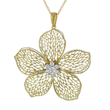 Pendant in 18k Gold with Diamonds