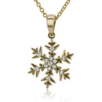 Pendant in 18k Gold with Diamonds