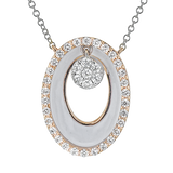 Pendant in 18k Gold with Diamonds
