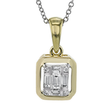 Pendant in 18k Gold with Diamonds
