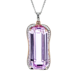 Color Pendant in 18k Gold with Diamonds