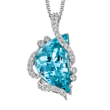 Color Pendant in 18k Gold with Diamonds