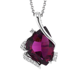 Color Pendant in 18k Gold with Diamonds