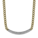Necklace in 18k Gold with Diamonds