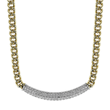 Necklace in 18k Gold with Diamonds