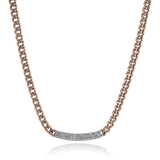 Necklace in 18k Gold with Diamonds