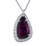 Color Pendant in 18k Gold with Diamonds