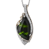 Color Pendant in 18k Gold with Diamonds