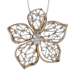 Pendant in 18k Gold with Diamonds
