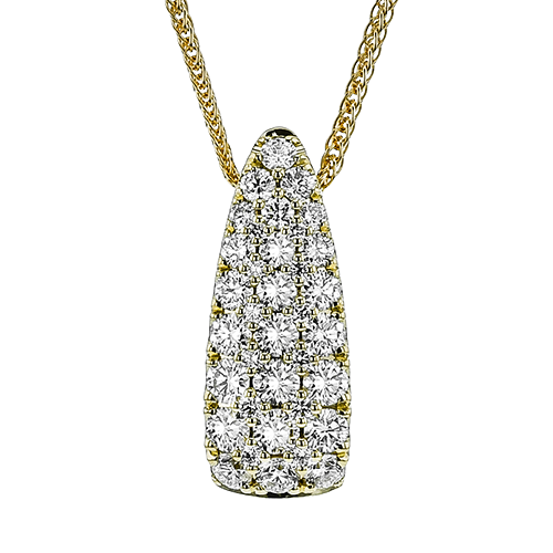 Pendant in 18k Gold with Diamonds