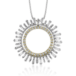 Pendant in 18k Gold with Diamonds