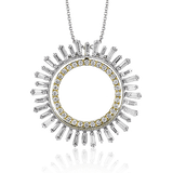 Pendant in 18k Gold with Diamonds