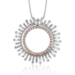 Pendant in 18k Gold with Diamonds
