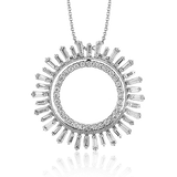 Pendant in 18k Gold with Diamonds