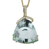 Color Pendant in 18k Gold with Diamonds