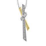Pendant in 18k Gold with Diamonds