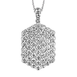 Pendant in 18k Gold with Diamonds