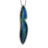 Color Pendant in 18k Gold with Diamonds
