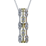 Pendant in 18k Gold with Diamonds