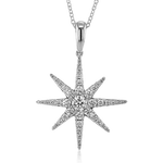 Pendant in 18k Gold with Diamonds