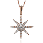 Pendant in 18k Gold with Diamonds