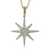 Pendant in 18k Gold with Diamonds