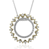 Pendant in 18k Gold with Diamonds