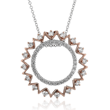 Pendant in 18k Gold with Diamonds