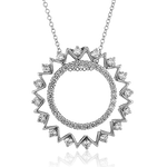 Pendant in 18k Gold with Diamonds