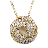 Pendant in 18k Gold with Diamonds