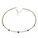 Color Pendant in 14k Gold with Diamonds