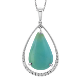 Color Pendant in 18k Gold with Diamonds