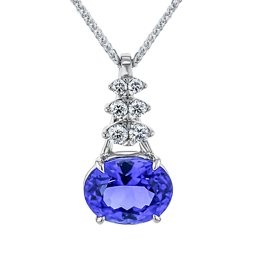 Color Pendant in 18k Gold with Diamonds