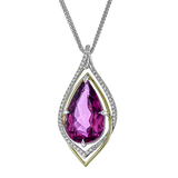 Color Pendant in 18k Gold with Diamonds