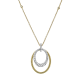Pendant in 18k Gold with Diamonds