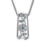 Color Pendant in 18k Gold with Diamonds