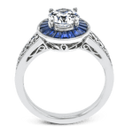 Engagement Ring in 18k Gold with Diamonds