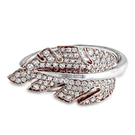 Right Hand Ring in 18k Gold with Diamonds