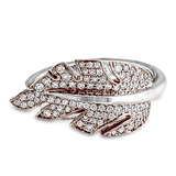 Right Hand Ring in 18k Gold with Diamonds