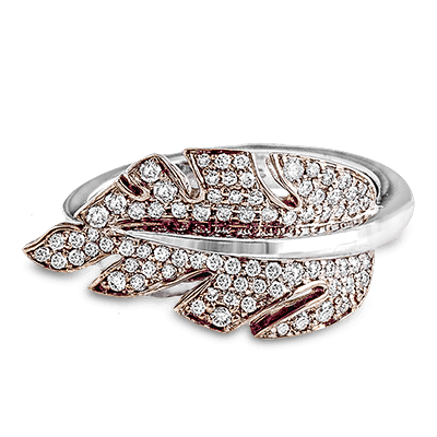 Right Hand Ring in 18k Gold with Diamonds