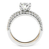 Wedding Set in 18k Gold with Diamonds