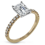 Wedding Set in 18k Gold with Diamonds