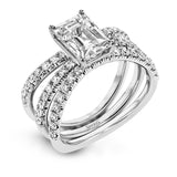 Wedding Set in 18k Gold with Diamonds