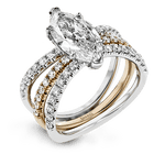 Wedding Set in 18k Gold with Diamonds