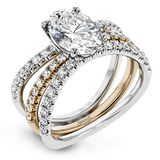 Wedding Set in 18k Gold with Diamonds