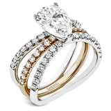 Wedding Set in 18k Gold with Diamonds